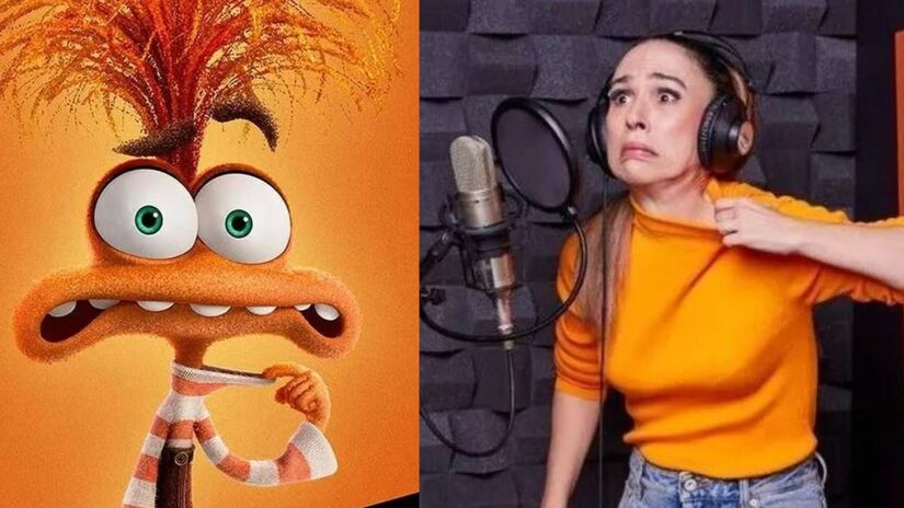 O destaque fica para a ansiedade, emoção principal do segundo filme, dublada por Tata Werneck. A ansiedade é uma reação caracterizada por uma sensação de nervosismo, preocupação ou medo em relação a eventos futuros ou situações desconhecidas - (Pixar Animation Studios / Walt Disney Animation Studios)