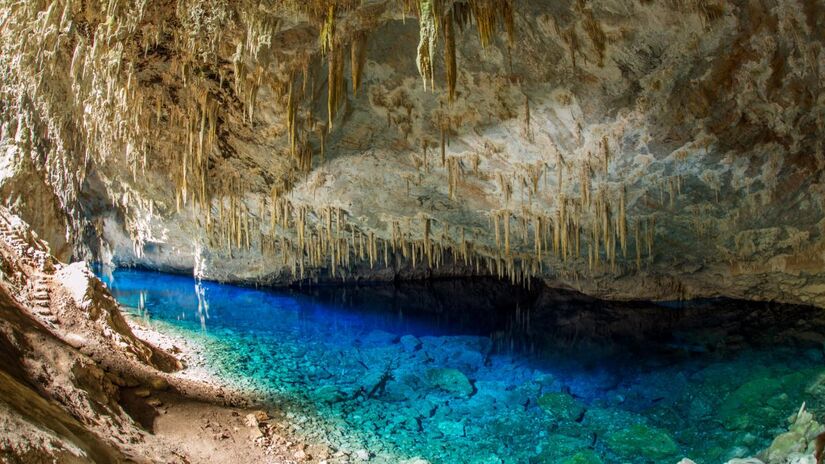 Gruta do Lago Azul em Bonito (MS) / Foto: Wikimedia Commons