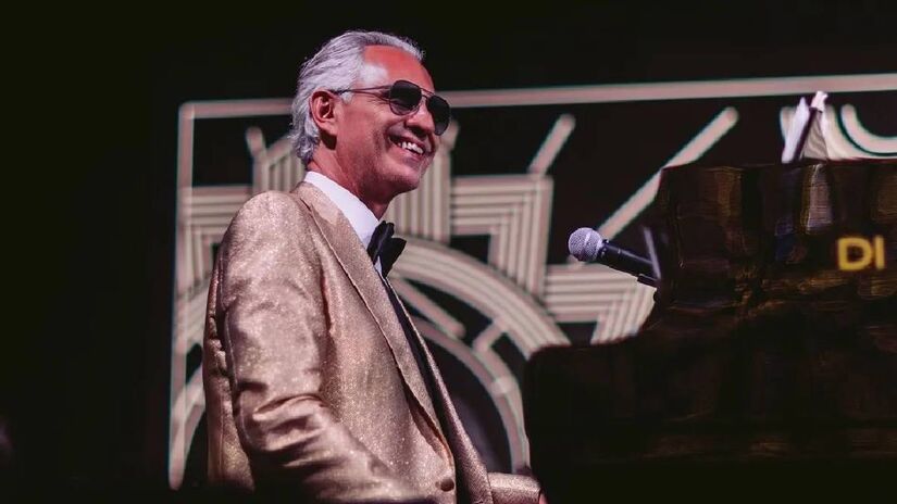 Andrea Bocelli fez dois shows no dia 25 e 26 de maio, também no Allianz Parque, encerrando a agenda internacional do mês. Foto: Reprodução/Instagram