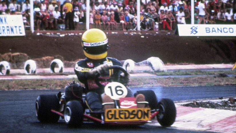 Começou a competir oficialmente nas provas de kart aos treze anos. A sua primeira vitória oficial aconteceu na primeira prova oficial no kart de que participou, em julho de 1973. Foto: Wikimedia Commons