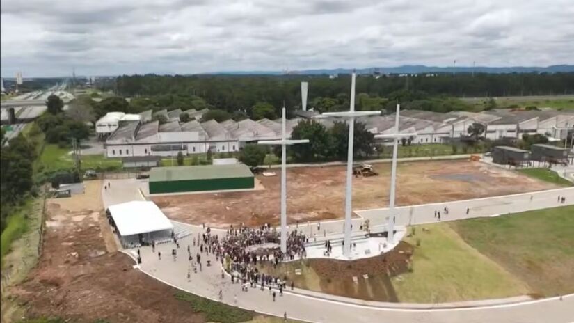 Mirante foi construído para representar o sacrifício de Jesus Cristo na Cruz do Calvário.