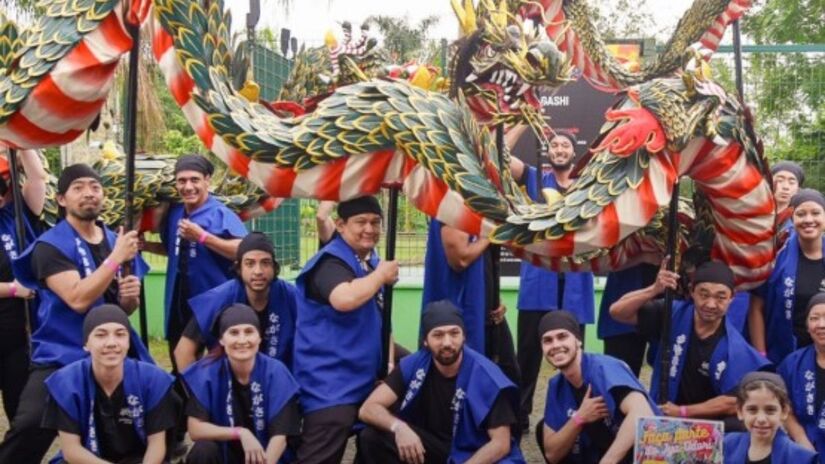 'Vivência da Dança do Dragão de Nagasaki' ocorre neste domingo, das 14h às 17h.

/Reprodução/Redes sociais