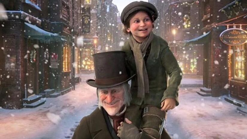 4. Os Fantasmas de Scrooge (2009): Às vésperas do Natal, o homem ranzinza chamado Ebenezer Scrooge recebe a visita dos fantasmas do Presente, do Passado e do Futuro para uma viagem que o fará pensar em uma mudança em sua vida. Agora, o protagonista precisa rever suas atitudes antes que seja tarde demais - (Reprodução)