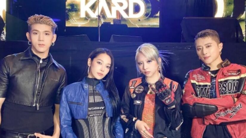 KARD se apresenta em São Paulo no dia 17 de janeiro.

/Reprodução/Redes sociais