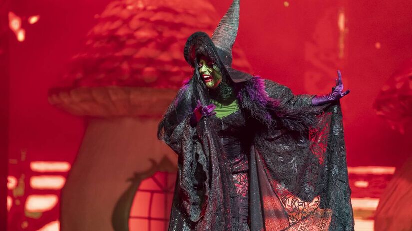 A 'Bruxa Má do Oeste' é Uma das protagonistas de 'Wicked'. Foto: Bianca Tatamiya/Divulgação  