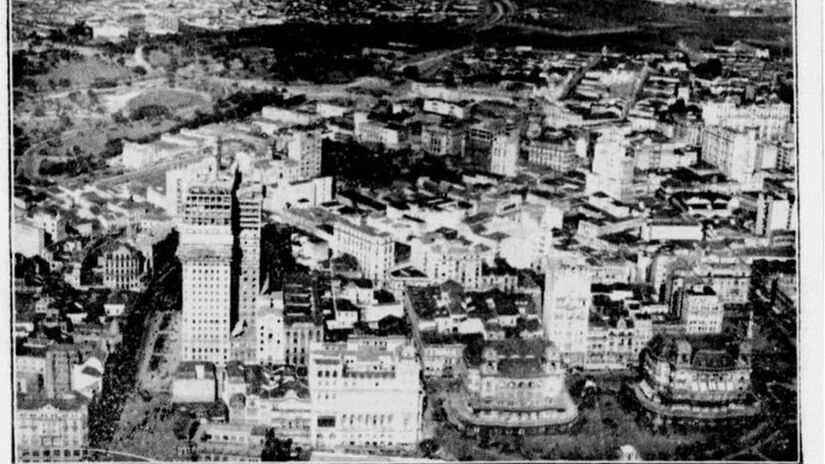 Tombado pelo Conpresp, o edifício passou por uma reforma estrutural em 1990. Foto: Reprodução/Jornal A Gazeta