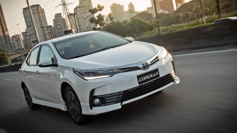 Toyota Corolla fabricado no Brasil desde 1998 é inquebrável até a penúltima geração, que foi até 2019. Foto: Divulgação/Toyota