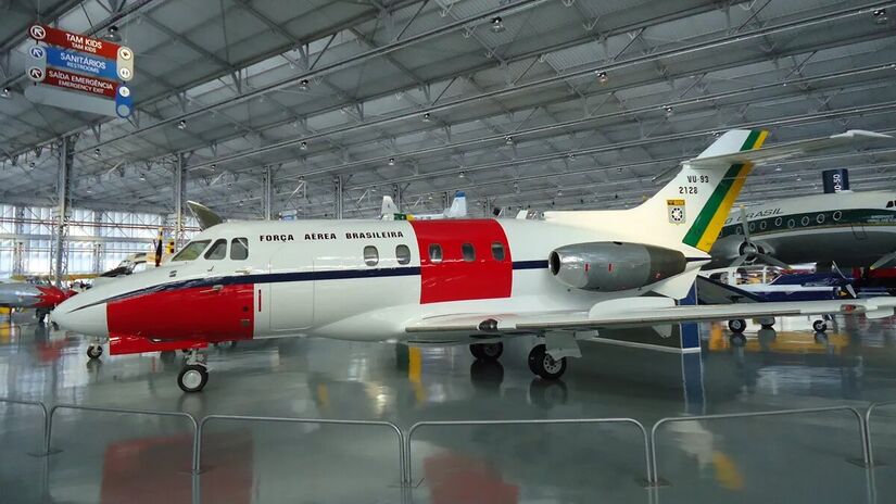 Aeronave da Força Aérea Brasileira exposta no Museu Asas de um Sonho - Divulgação/MAS