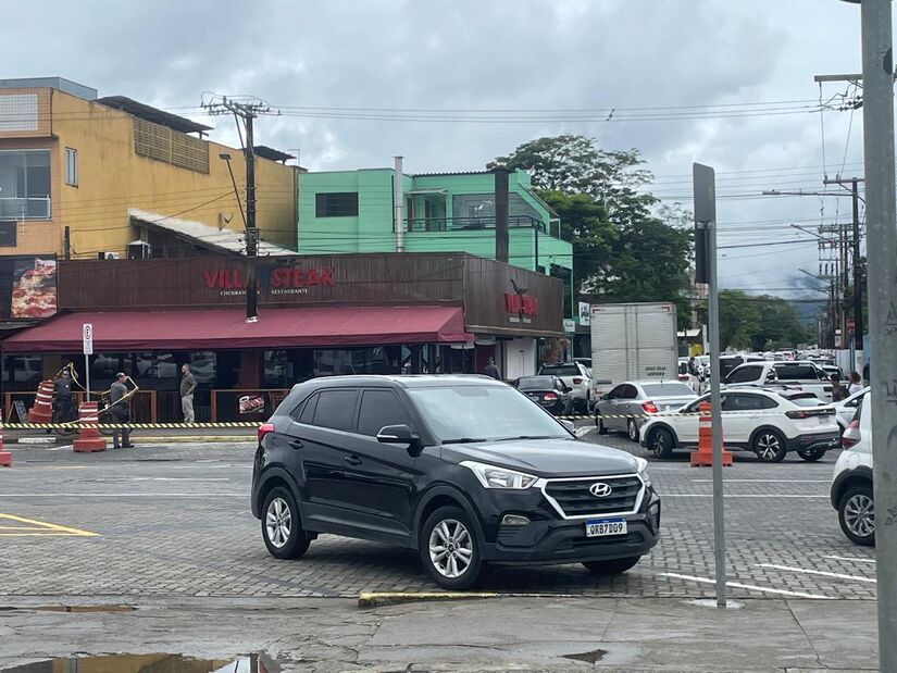 Região central de Ubatuba após o acidente. Foto: Marisol Hoffmann