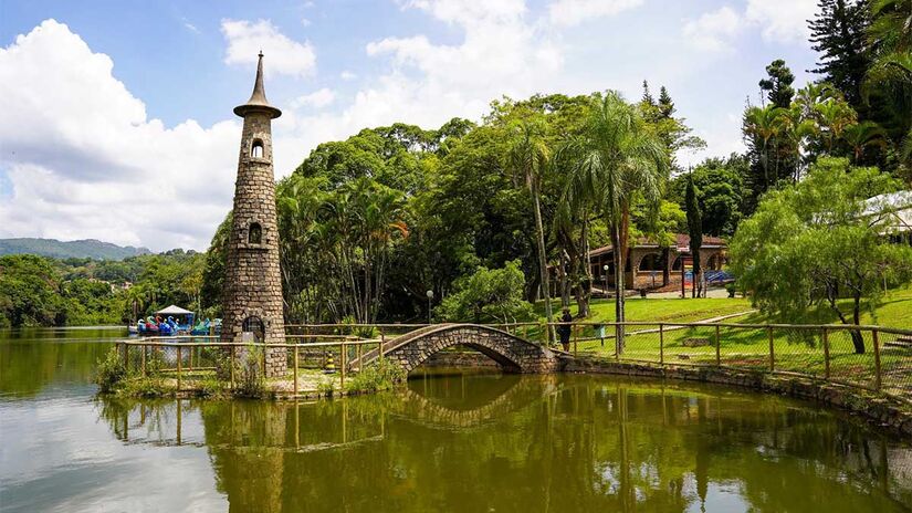 Parque Edmundo Zanoni é um dos destaques turísticos de Atibaia - Foto: Acervo Prefeitura de Atibaia