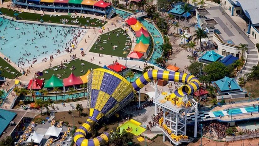 A cidade de Itupeva é lar de dois grandes parques temáticos: o Hopi Hari, conhecido por suas montanhas-russas e shows, e o Wet'n Wild, com piscinas e tobogãs que garantem a diversão aquática. Foto: Divulgação