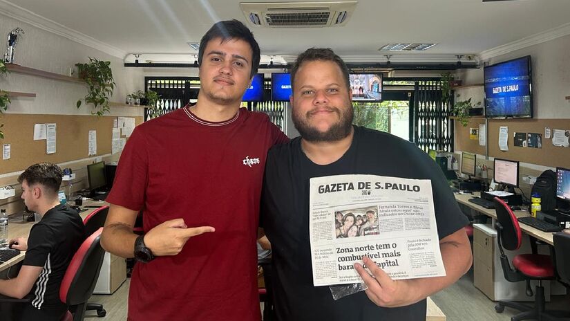 O criador do Boppismo também falou sobre seus trabalhos de roteiros para a CBF (Confederação Brasileira de Futebol), comentários para a CazéTV, Paramount+ e Paulistão, além de ser irmão de outro sucesso: Maria Bopp, atriz de 'Me Chame de Bruna' e 'Blogueirinha do Fim do Mundo' - (Thiago Neme/Gazeta de S.Paulo)