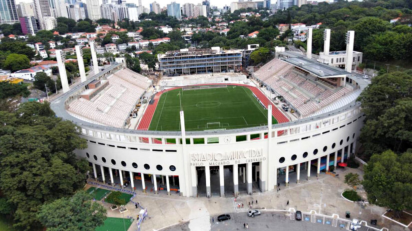 Expectativa é que a inauguração ocorra neste sábado (25/1), aniversário da cidade, para receber a final da Copinha de 2025. Fotos:Daniel Villaça/Gazeta de S.Paulo 