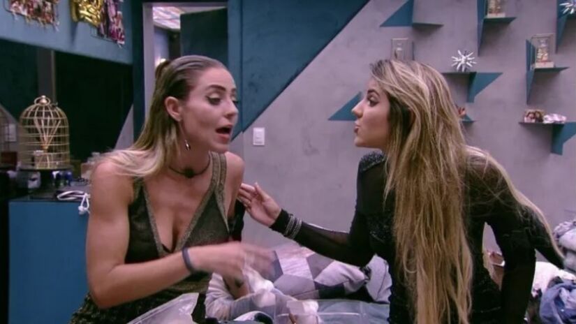 Hariany Almeida empurrou a amiga Paula Von Sperling durante uma discussão no BBB 19.