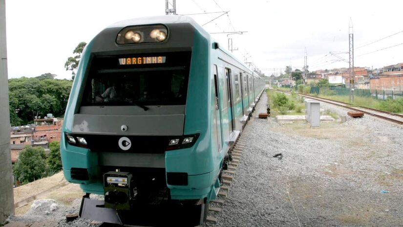 Trem da estação Varginha/Thiago Neme/Gazeta de S. Paulo