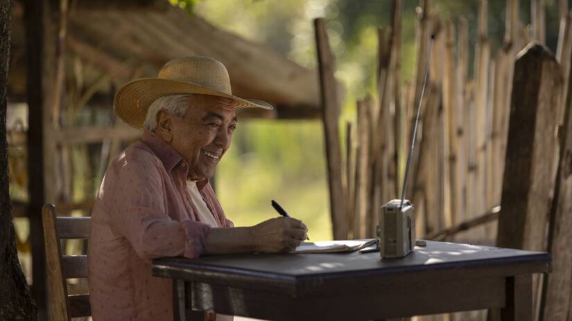 'Chico Bento e a Goiabeira Maraviosa' tem produção assinada pela Biônica Filmes, com coprodução da Mauricio de Sousa Produções, Paris Entretenimento e Paramount Picture, distribuição da Paris Filmes e apresentação da Brasilprev Seguros e Previdência S.A. Foto: Fábio Braga/Divulgação 