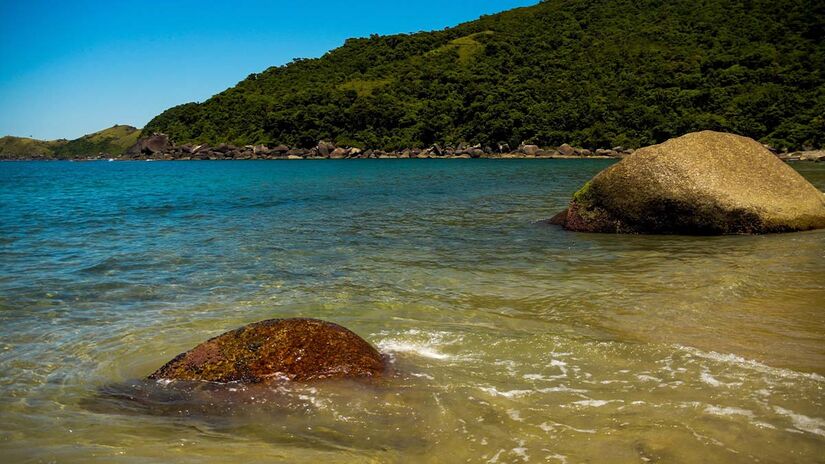 As praias calmas e charmosas de Ilhabela são perfeitas para os nascidos em Câncer - Foto:Paulo Stefani/Sectur Ilhabela