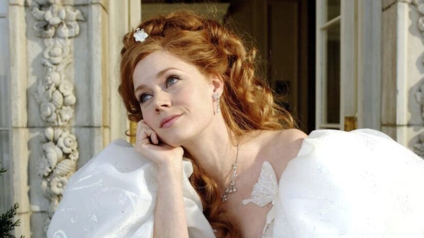 Amy Adams atuou como Giselle em conto de fadas da Disney