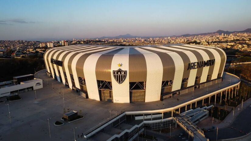 Arena MRV, casa do Atlético-MG, tem capacidade para 45 mil torcedores.

/Foto: Pedro Souza/Atlético