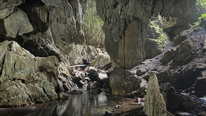 A beleza da Caverna do Diabo deixa muitos visitantes sem palavras.