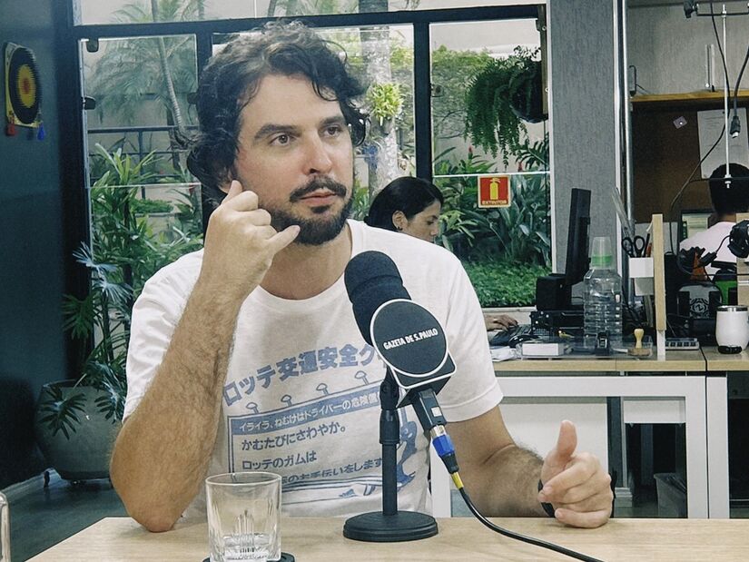 Ciro Hamen, do canal O Brasil que Deu Certo, em entrevista ao podcast De Olho na Gazeta/Leo Rocha/Gazeta de S. Paulo