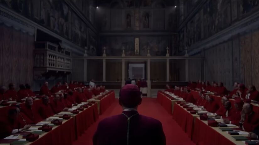 A eleição de um novo papa é o tema do filme "Conclave"