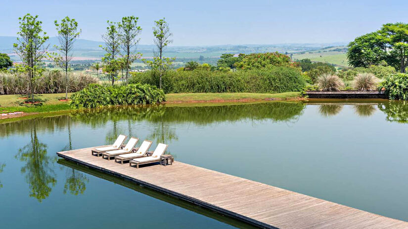 Fasano Boa Vista fica localizado na Fazenda Boa Vista, nos arredores de Porto Feliz, no interior de São Paulo.
Foto: Divulgação/Fasano Boa Vista