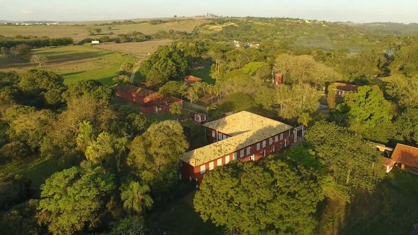 Fazenda da Barra, em Jaguariúna, tem 332 mil metros quadrados  de área e casarão principal de 25 cômodos. Foto: Divulgação/Prefeitura de Jaguariúna 