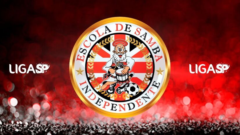 Independente Tricolor: A escola da principal organizada do Tricolor do Morumbi surgiu como bloco e para desfilar como escola no ano de 2000. A escola fica na Vila Guilherme, zona norte da Capital. Atualmente está no Grupo de Acesso I, após rebaixamento da elite em 2024 - (Reprodução/LigaSP)