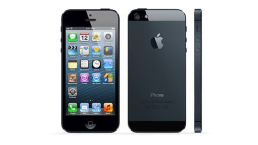 iPhone 5 foi lançado em 2012.

/Foto: Divulgação