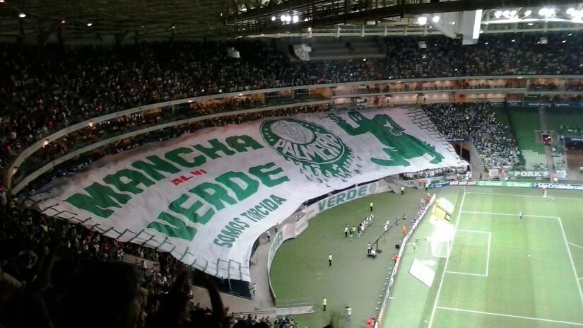 Palmeiras está com uma média próxima do seu rival, 7% da torcida alviverde. Foto: Wikimedia Commons