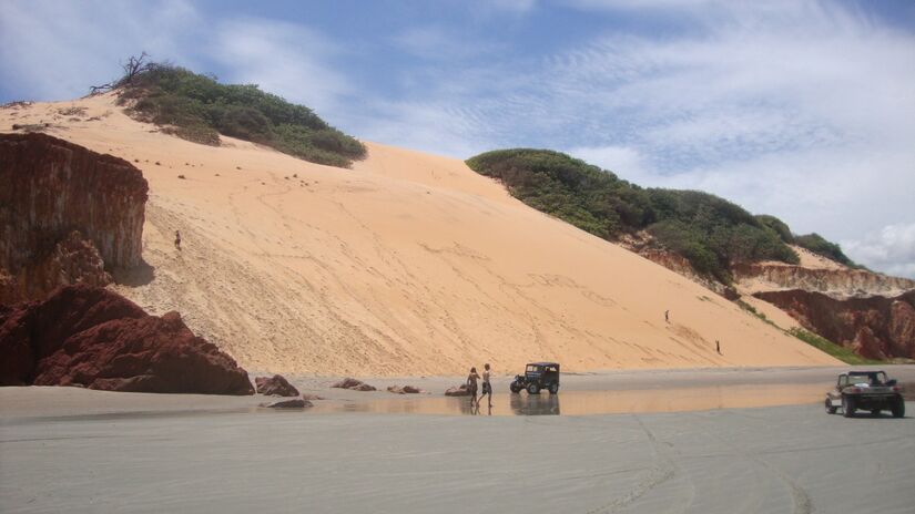 Praia da Ponta Grossa, Icapuí (CE). Foto: Wikimedia Commons