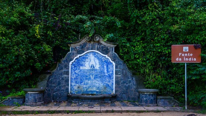 A Fonte da Índia Obirici é um dos lugares onde as pessoas podem desfrutar das famosas águas de Monte Alegre do Sul - Foto: Divulgação Governo do Estado de SP