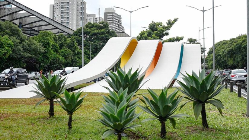 Depois da reforma, o monumento ficou com uma nova cara. Foto: Fabio Arantes / Secom PMSP