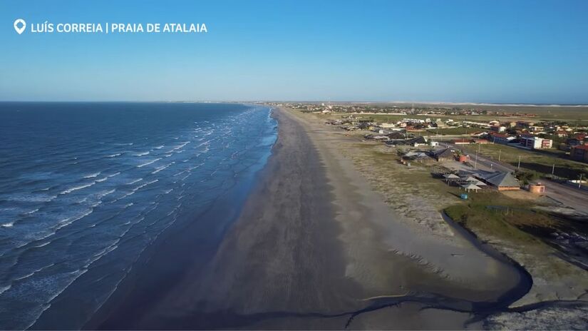 As praias do Piauí equilibram calmaria com festividade (Fonte: Reprodução/Youtube)