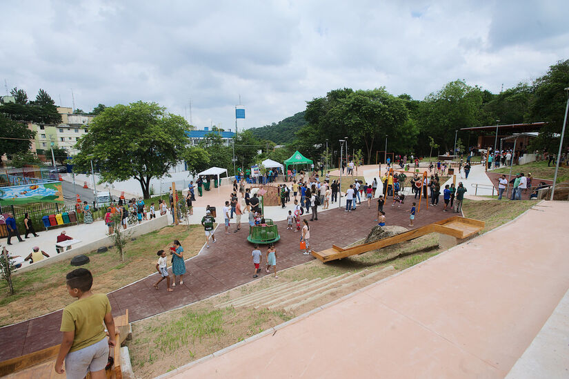 Parque Linear Córrego do Bispo, na zona norte de São Paulo/Leon Rodrigues/Secom