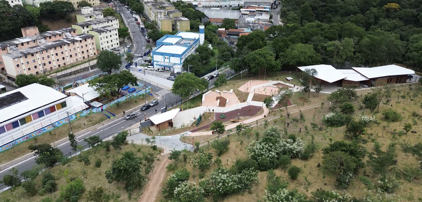 Parque Linear Córrego do Bispo, na zona norte de São Paulo/Leon Rodrigues/Secom