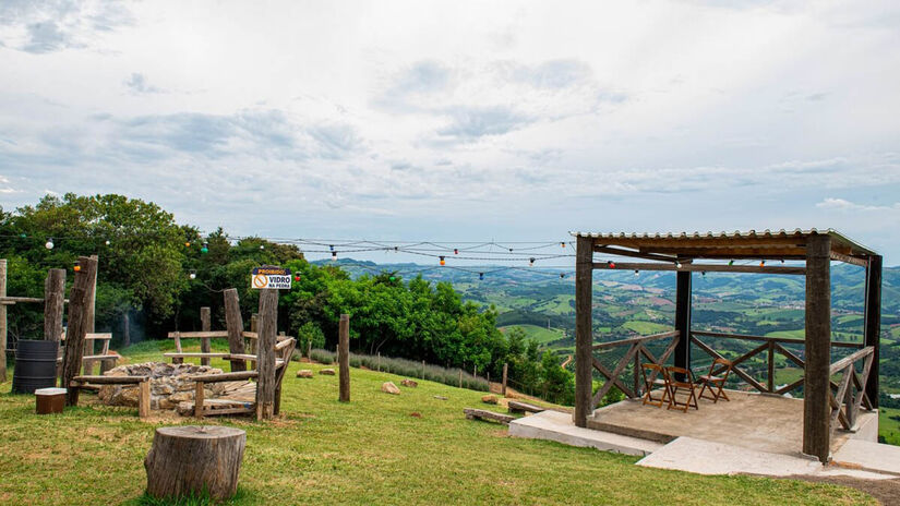 O parque Pedra Bela Vista conta com cinco mirantes, além de um bar e um restaurante - Foto: Divulgação Prefeitura de Socorro