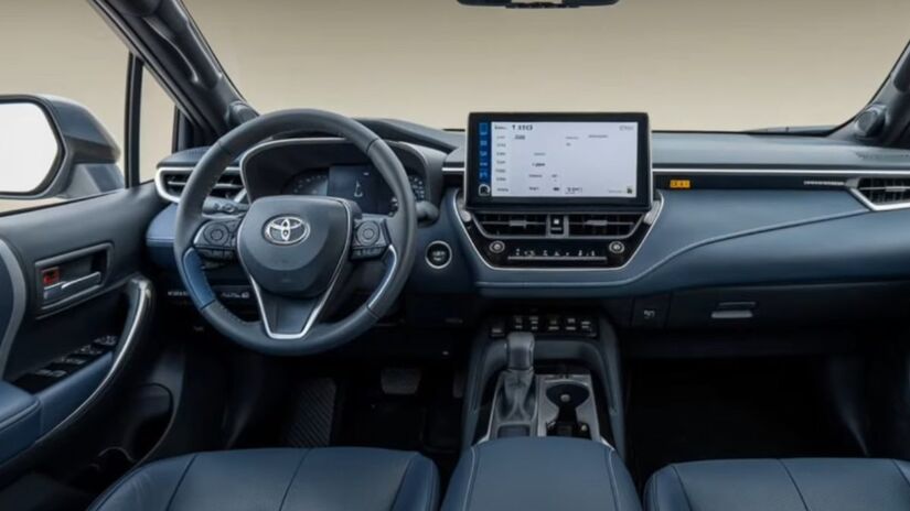 A produção da picape Corolla faz parte do plano de investimentos de R$ 11 bilhões da Toyota no Brasil até 2030. O modelo será estratégico para a montadora no mercado nacional. (Foto de projeção)