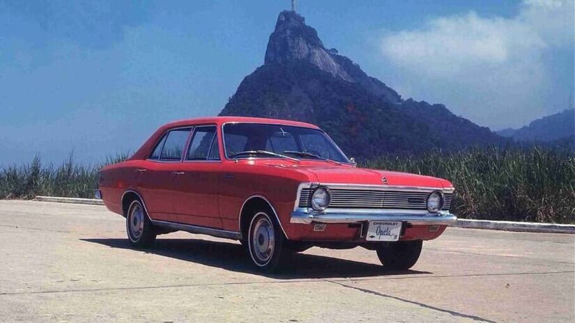 Chevrolet Opala (1968-1992): a General Motors também decidiu apostar em ter um carro sonho do consumo e trouxe o Opala, que viveu seu auge entre os anos 1970 e 1980. Foto: Divulgação/Chevrolet
