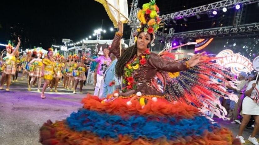 Imperatriz do Jaraguá venceu desfile do Grupo de Acesso de Blocos 2025

/Foto: Reprodução/Redes sociais