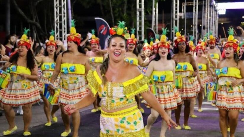 Em 2026, Imperatriz do Jaraguá irá desfilar no Grupo dos Blocos Especiais.

/Foto: Reprodução/Redes sociais