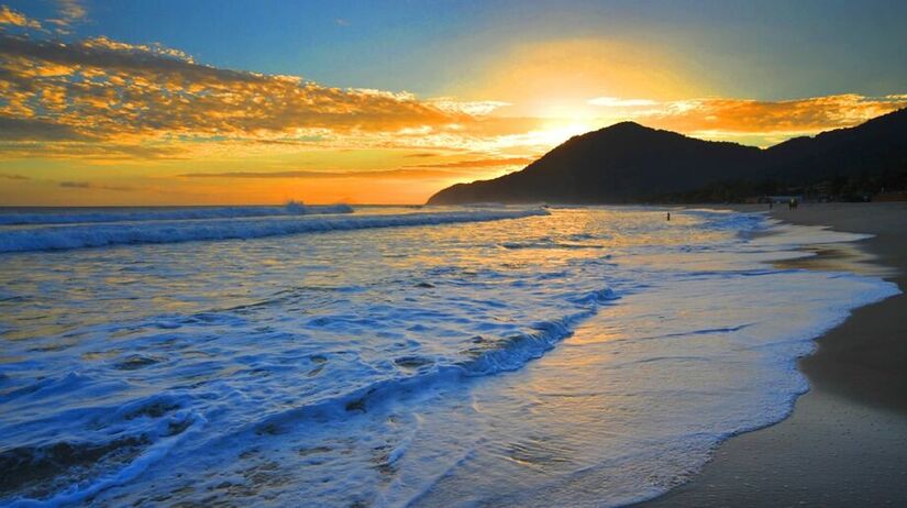 Praia de Maresias, em São Sebastião, se destaca também pela infraestrutura