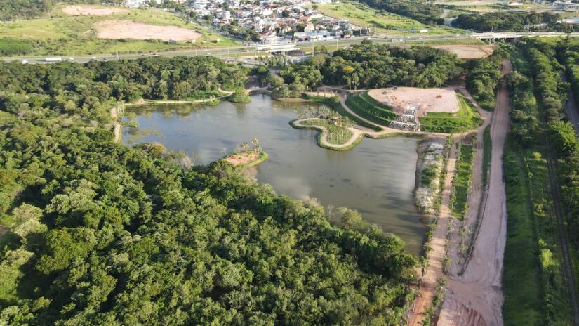 Parque público gratuito em Jundiaí, a 55 km de São Paulo, com diversas atrações ao ar livre. Foto: Divulgação/Prefeitura de Jundiaí