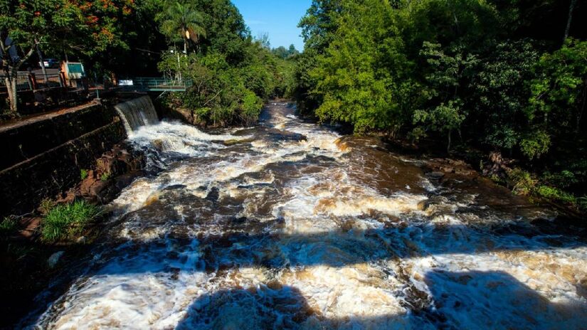 Parque dos Saltos, em Brotas. Divulgação.