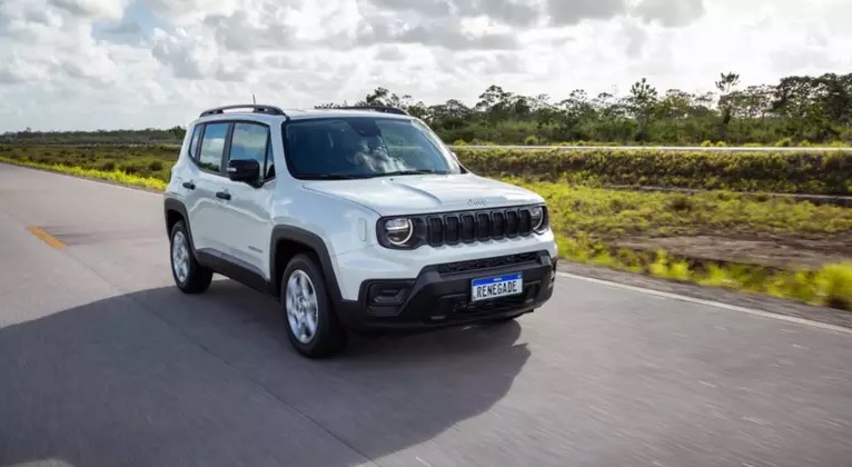 1&ordm; lugar: Jeep Renegade / 1.213 ocorrências em 2024. Foto: Divulgação