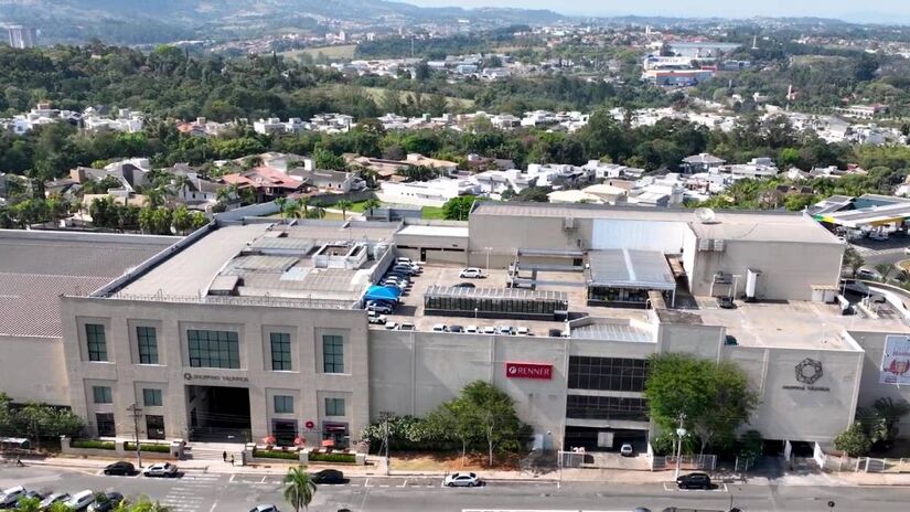 Shopping Valinhos tem quase 20 anos e 15 mil m&#xB2; de área locável. Foto: Reprodução/Youtube