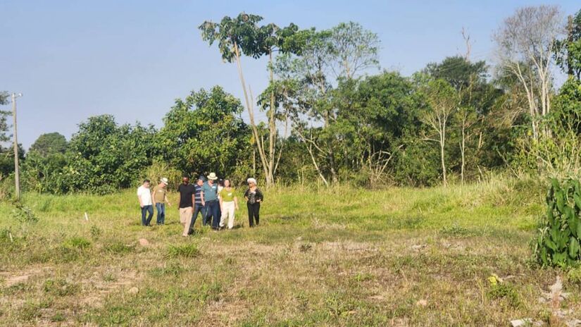 Visita ao terreno adquirido pela associação, fica próximo a Unicamp. Foto: Divulgação 