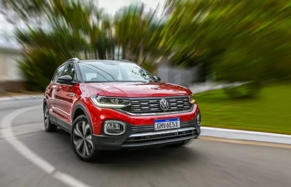 8&ordm; lugar: Volkswagen T-Cross / 337 ocorrências em 2024. Foto: Divulgação