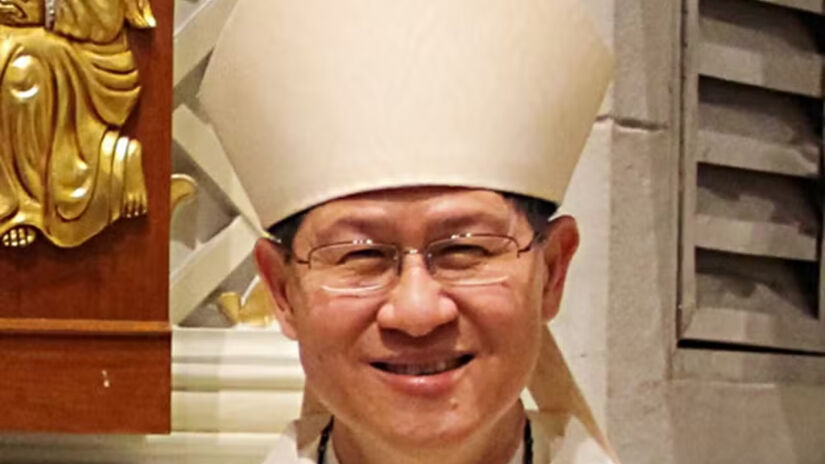 Cardeal Luis Antonio Gokim Tagle, Flipino de 67 anos.
Foto: Perrant/Wikimedia Commons